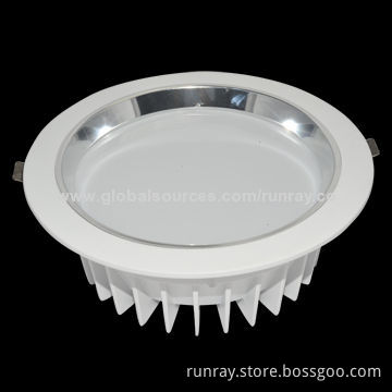 21W LED Ceiling Light, 85-265V AC or 12V DC, 80-110lm/W, White 5,500-7,000K, Energy-saving